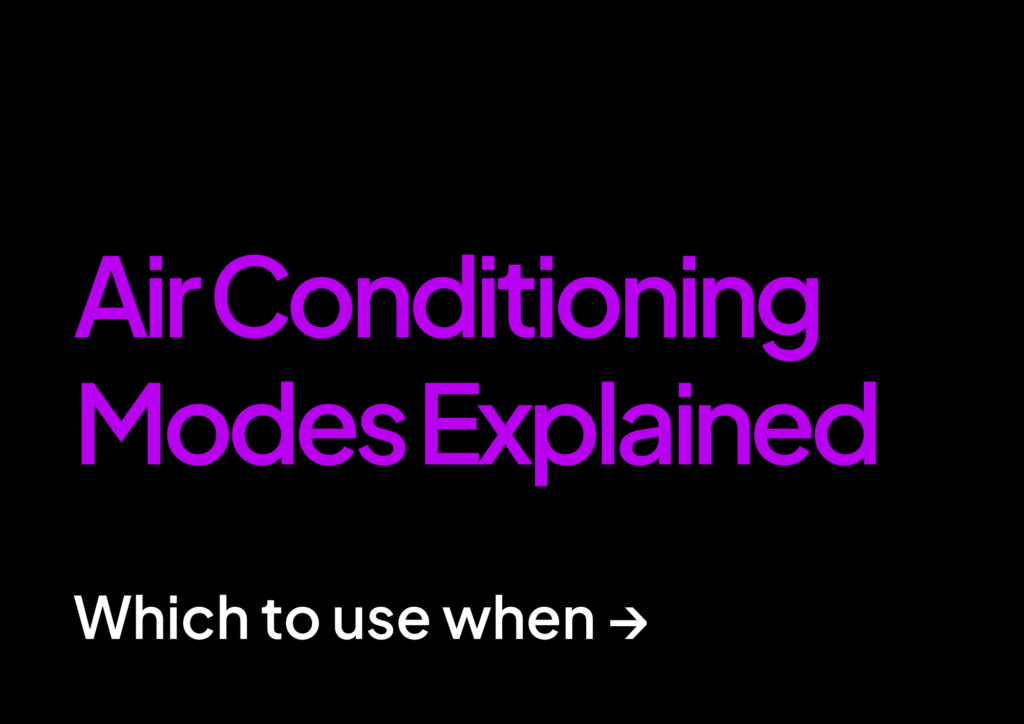Air Conditioning Modes | Oxford Air